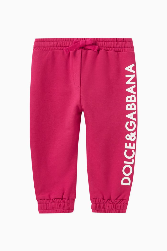 

Logo-print Sweatpants in Cotton, Pink