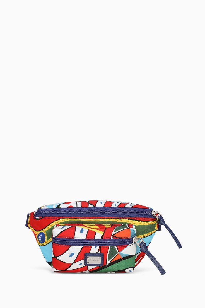

Printed Belt Bag in Nylon, Multicolour