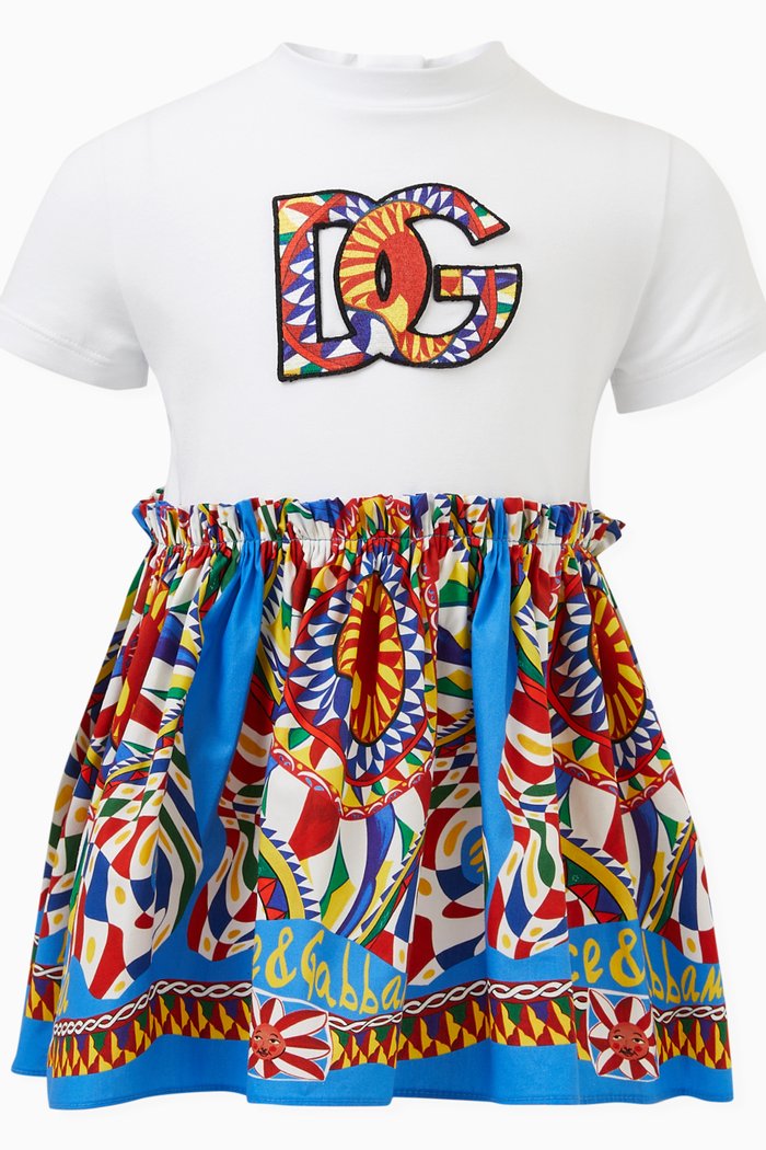 Allover Print Dress, Multicolour