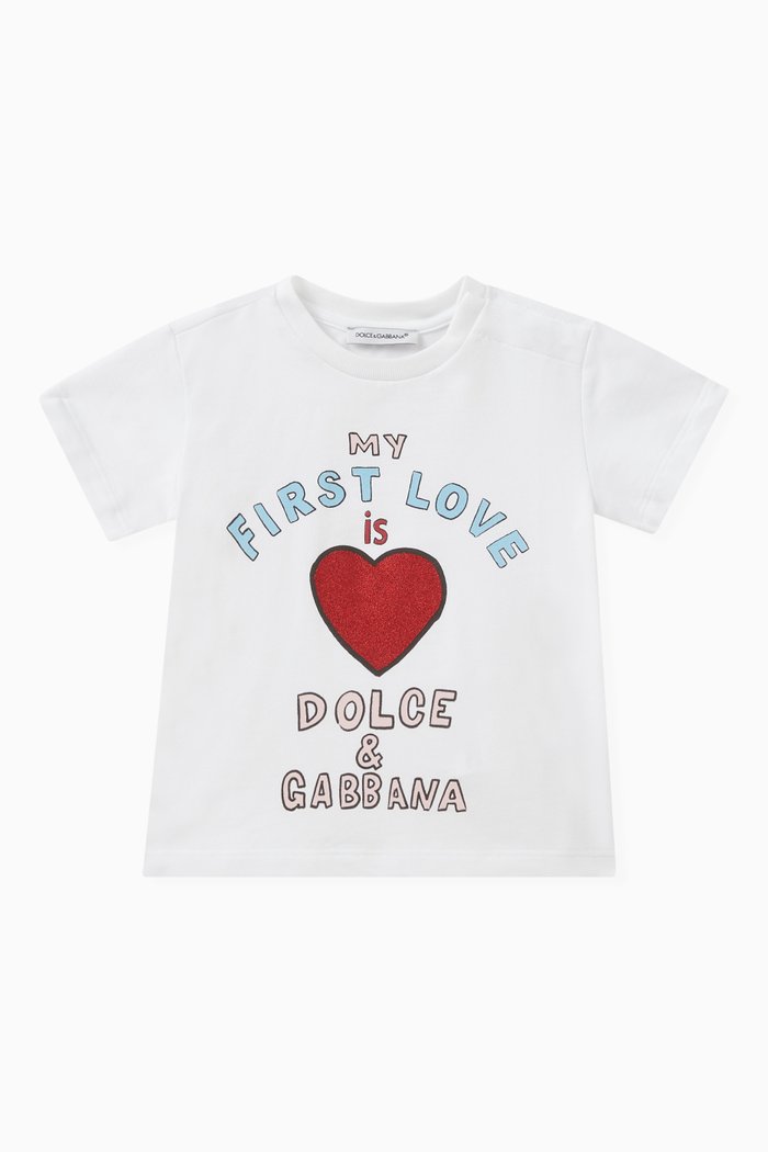 

Carretto-print T-shirt in Cotton-jersey, White