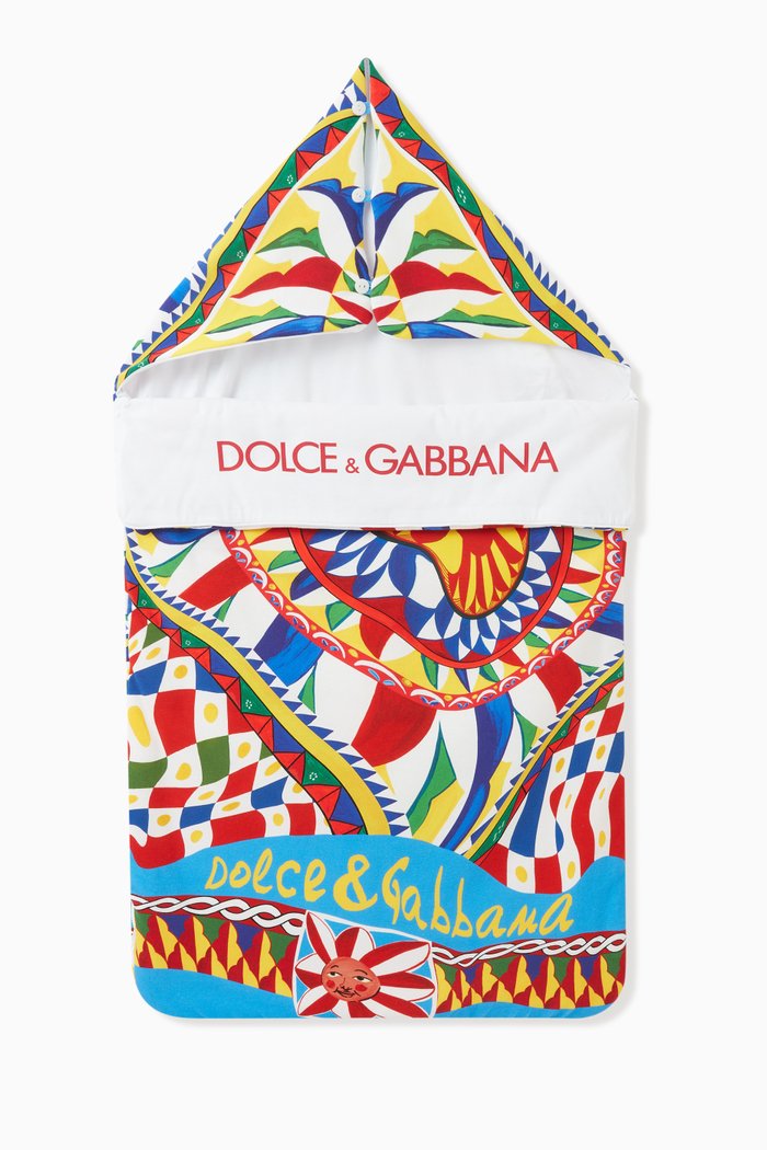 

Carretto Print Sleeping Bag in Cotton, Multicolour