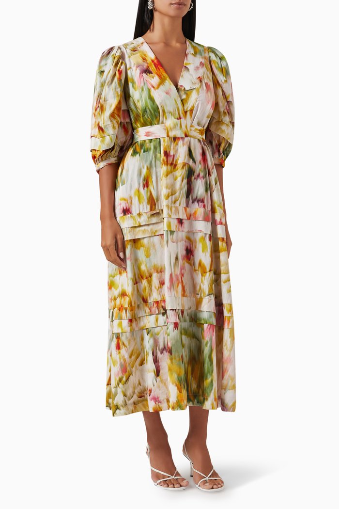 

Marston Tiered Dress, Multicolour