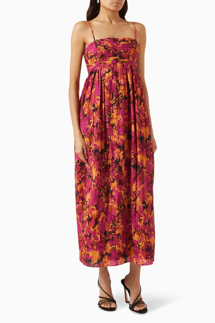 

Holloway Floral-print Midi Dress, Multicolour