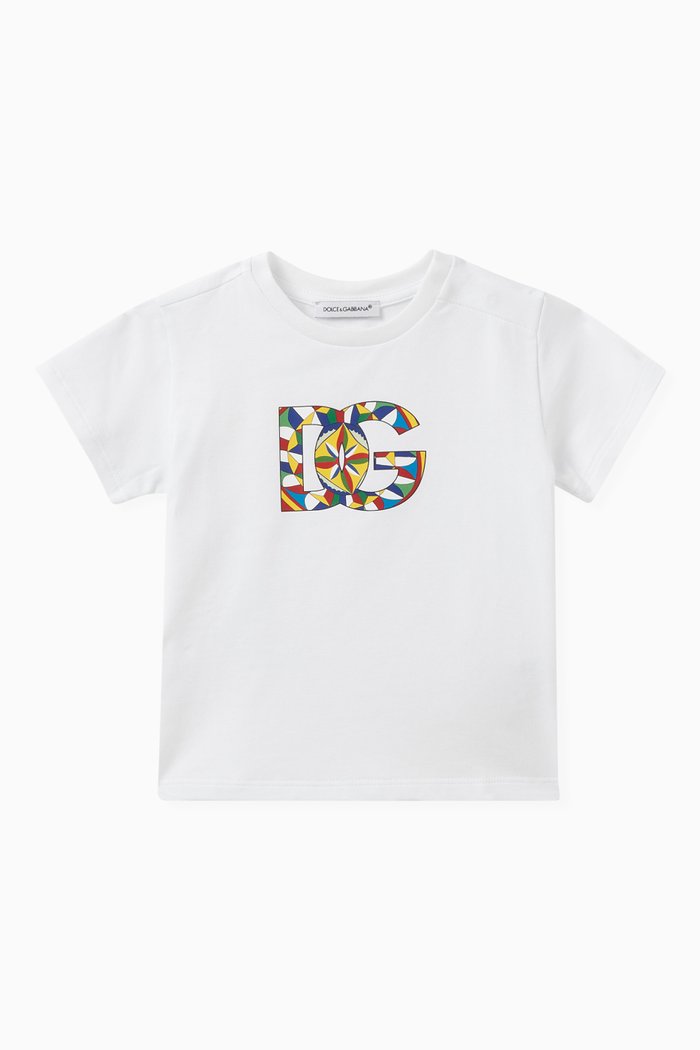 

Carretto-print Logo T-shirt in Cotton-jersey, Multicolour