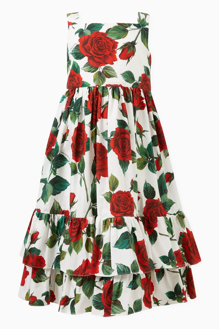

All-over Print Dress, Multicolour