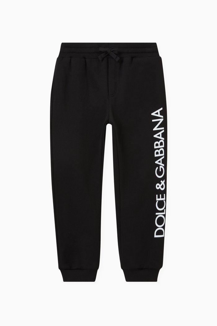 

Logo Sweatpants in Cotton Jersey, Black