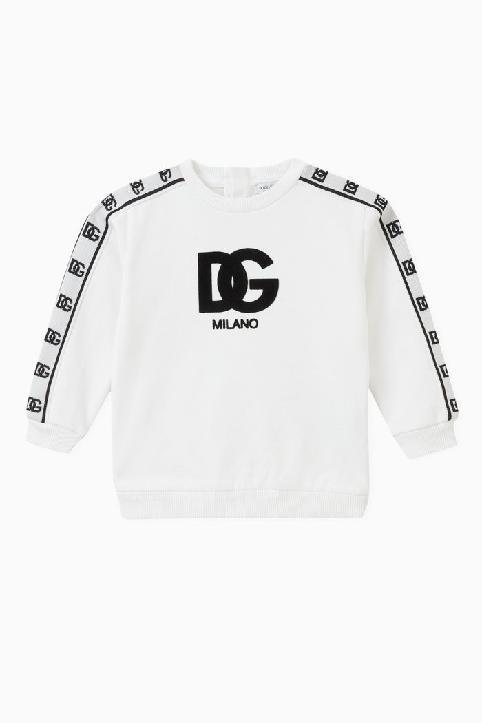 

Logo Sweatshirt in Cotton, White