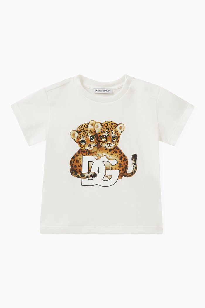 

Cub Logo T-shirt in Cotton, White