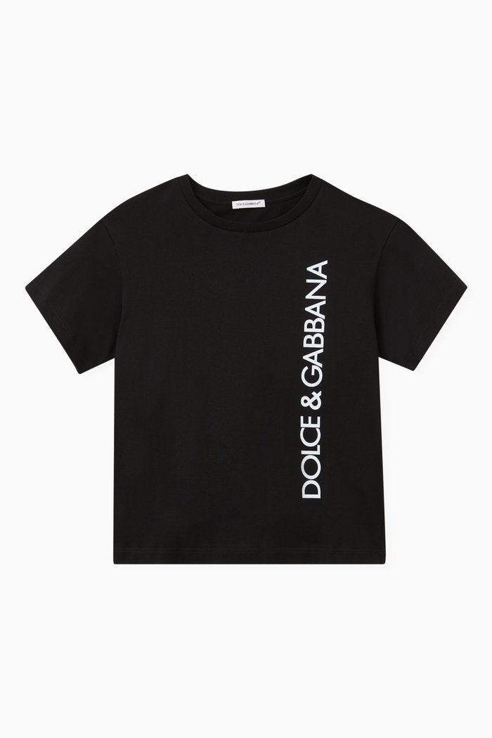 

Logo T-shirt in Cotton Jersey, Black