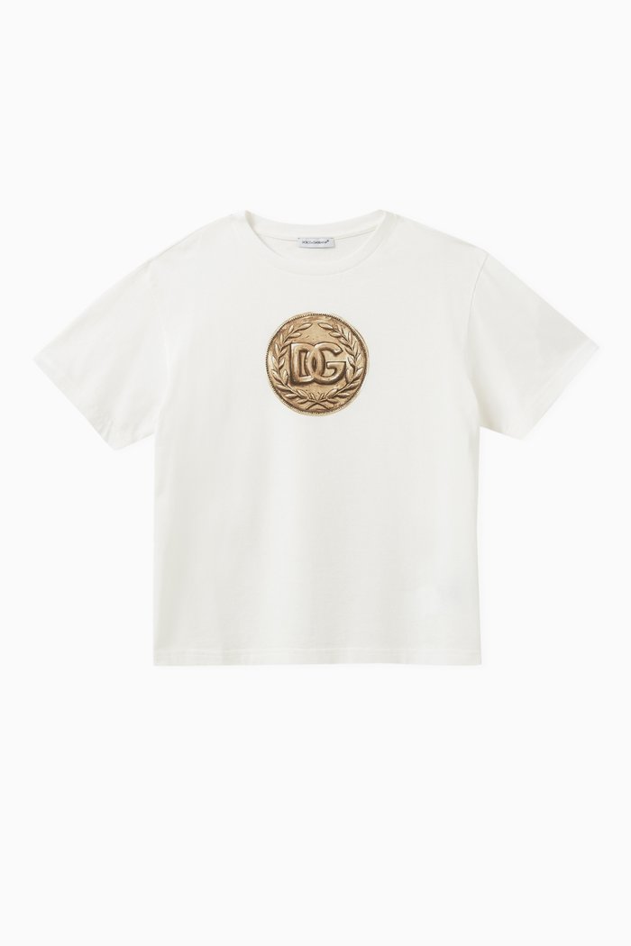 

Logo-print T-shirt in Cotton, White