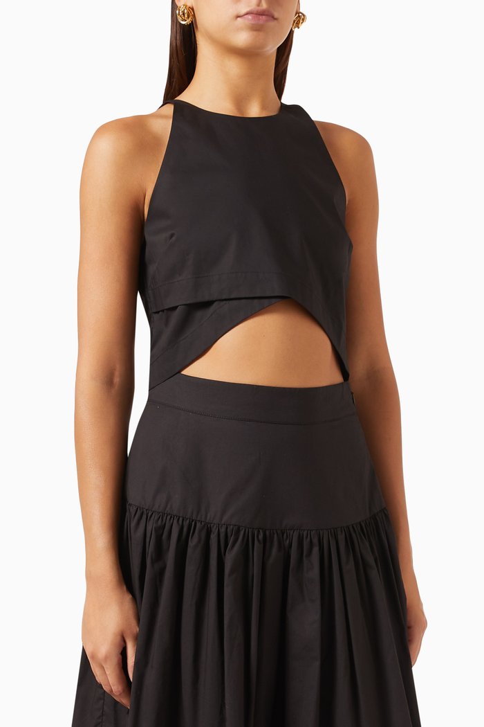 

Polly Top in Cotton, Black