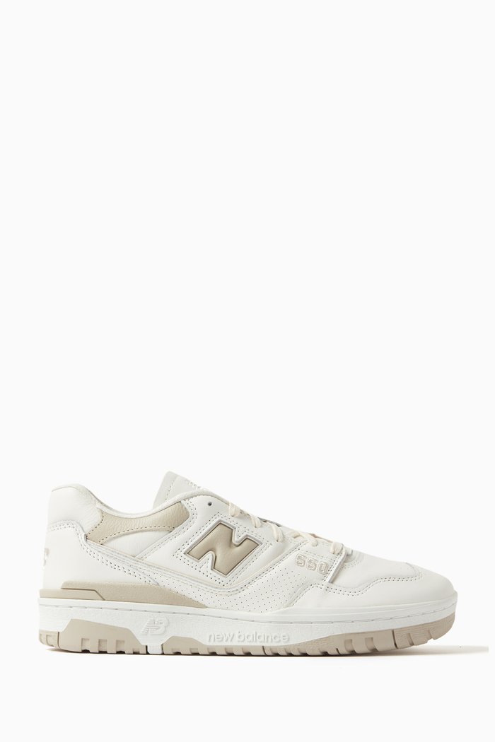 

550 Low-top Sneakers in Leather, Neutral