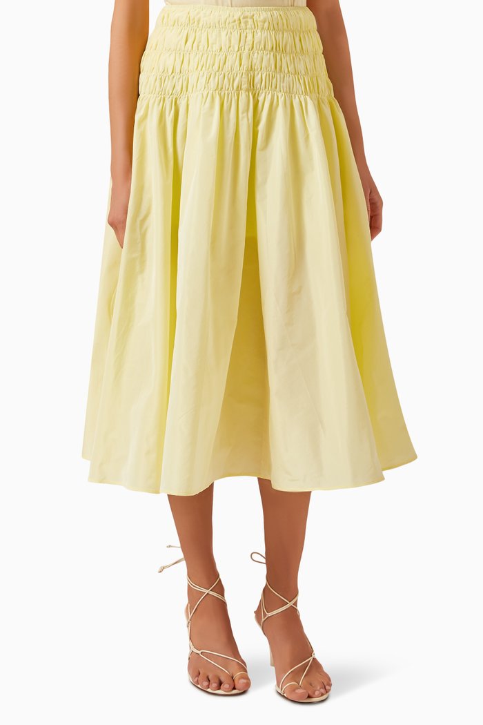 

Junnala Midi Skirt, Yellow