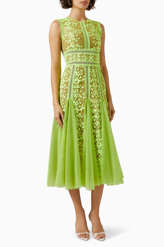 

Megan Midi Dress, Green