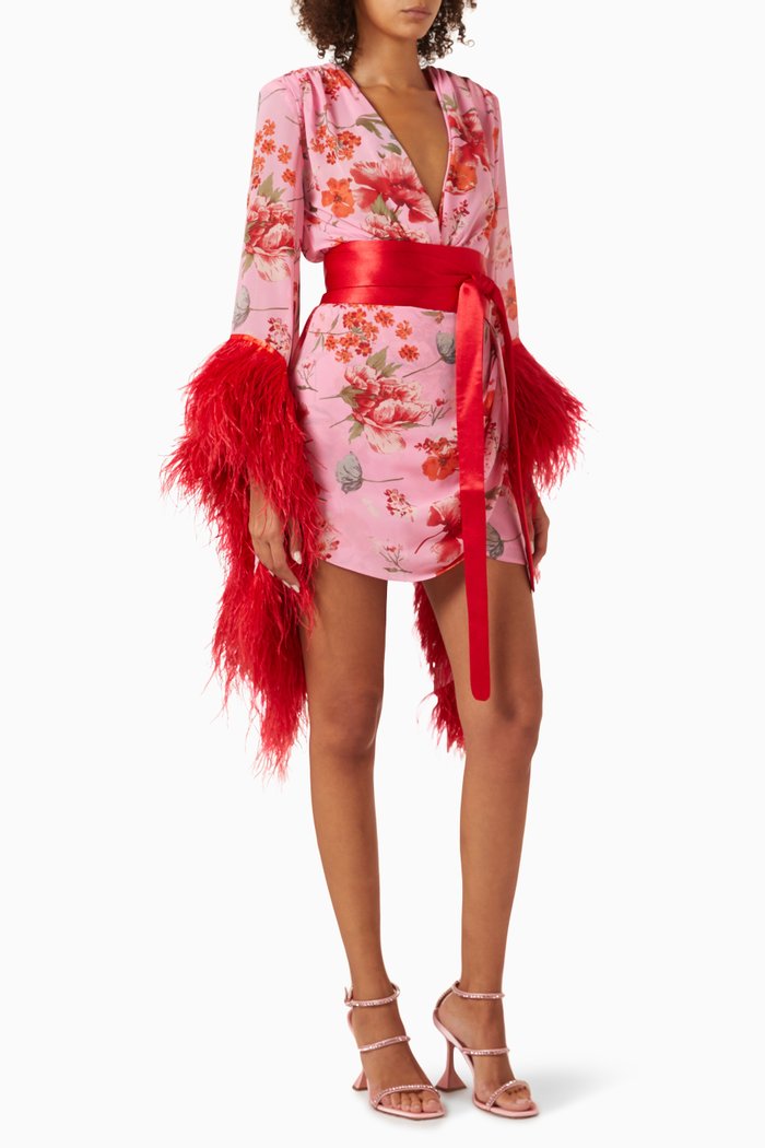 

Geisha Poppy Mini Dress, Multicolour