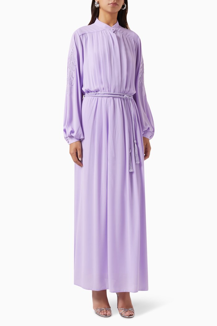 

Leila Embellished Maxi Dress, Purple