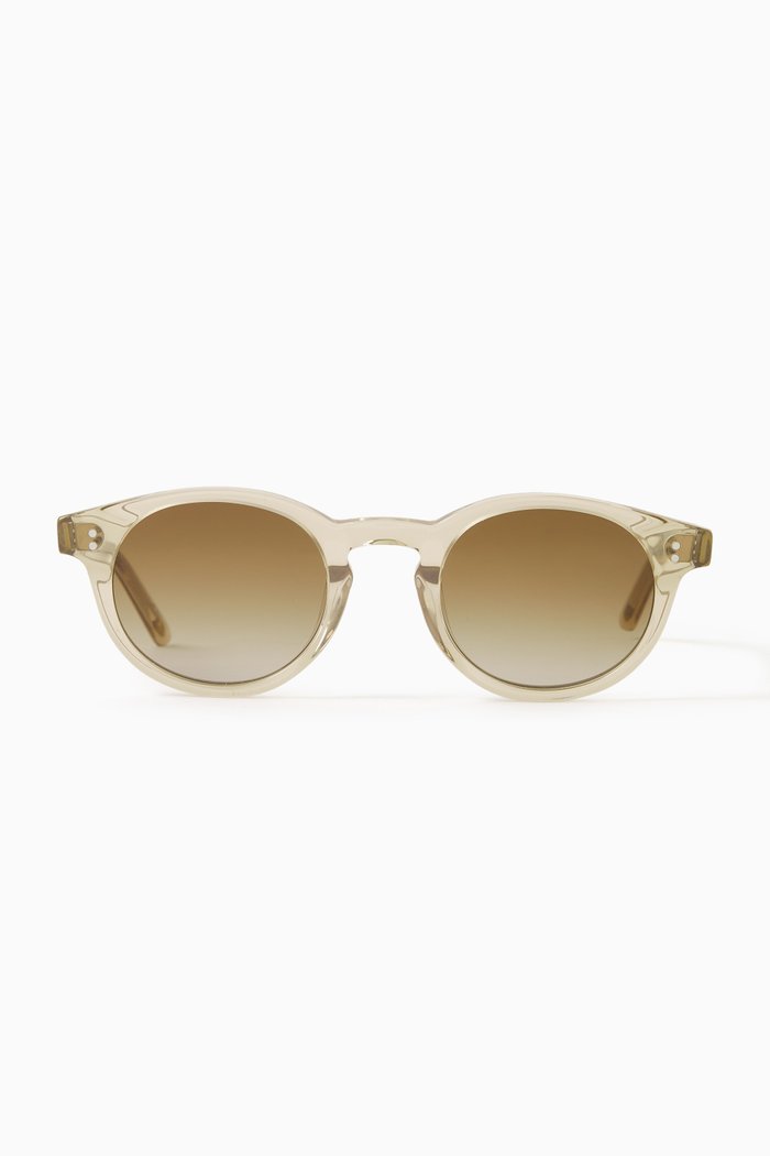 

03.2 Round Sunglasses in Acetate, Neutral