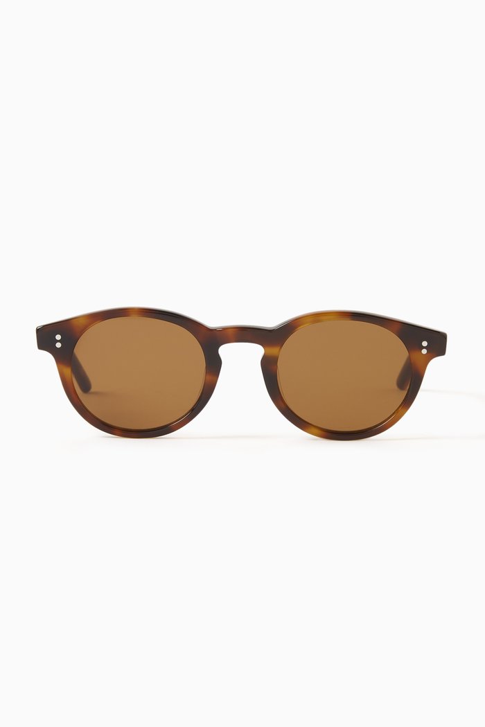 

03.2 Round Sunglasses in Acetate, Brown
