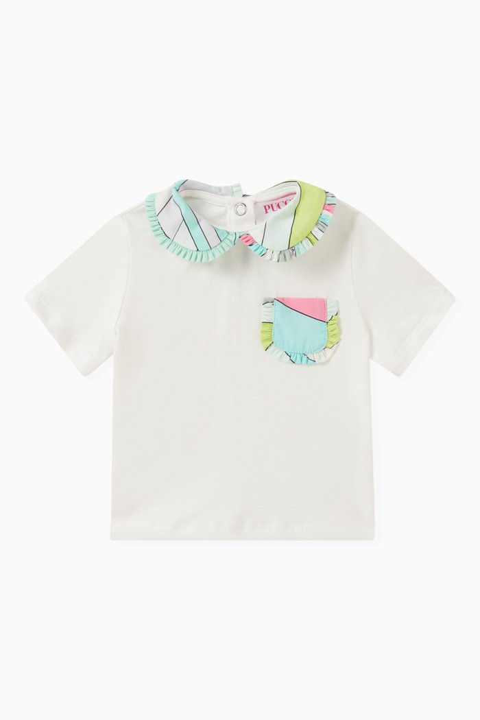 

Abstract-print T-shirt in Cotton, White