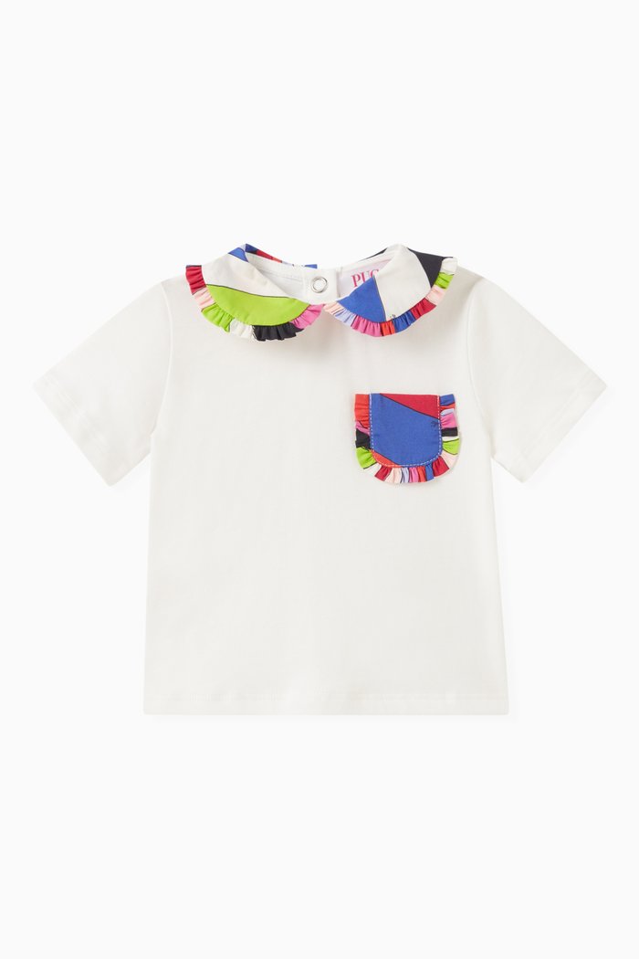 

Abstract-print T-shirt in Cotton, White