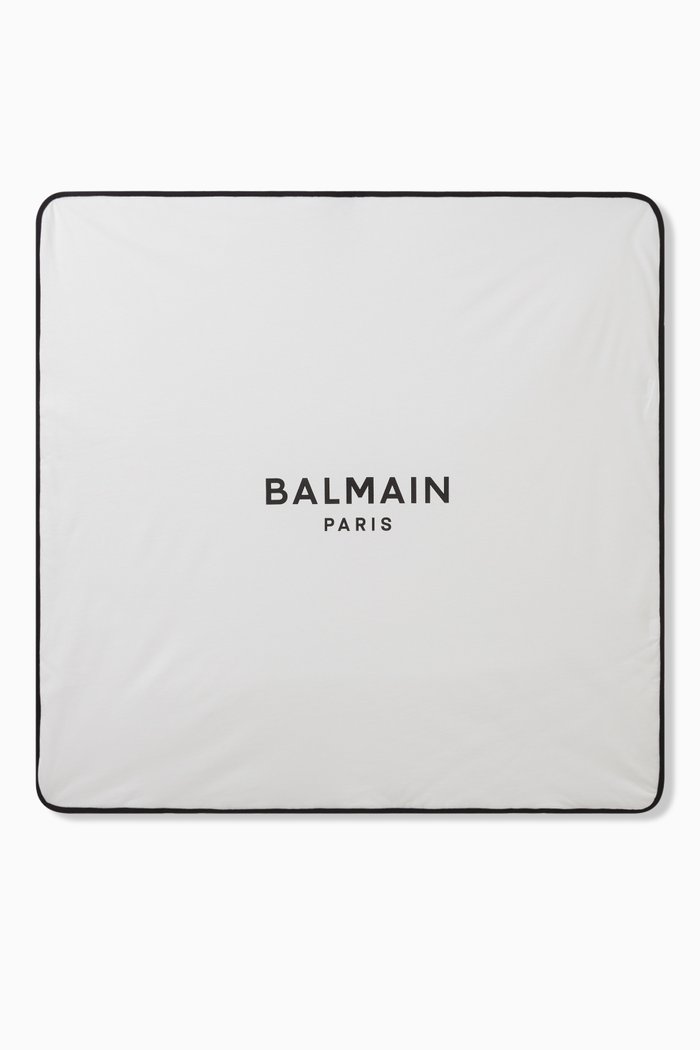 

Logo Blanket in Cotton, White