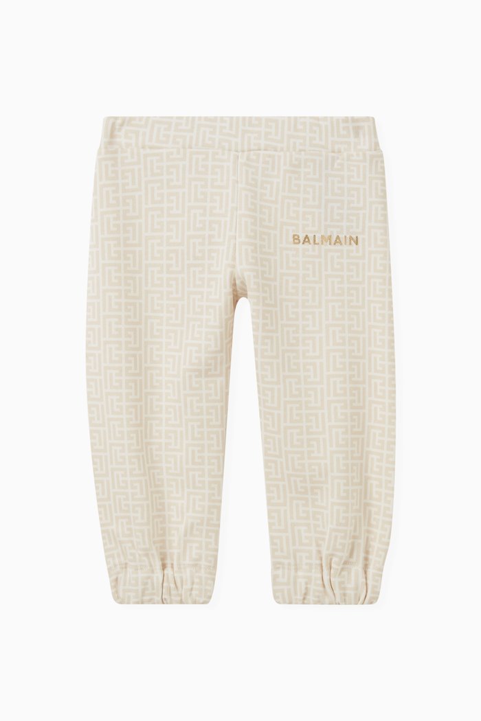 

Monogram Sweatpants in Cotton, Neutral