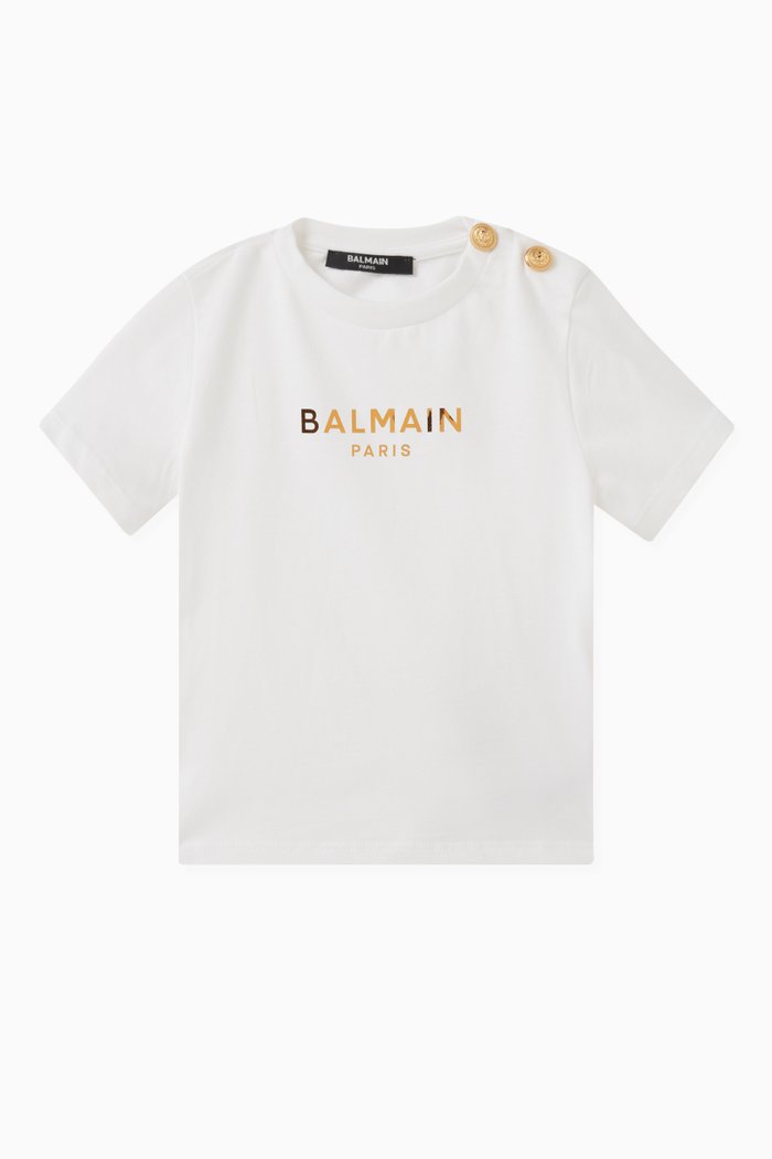 

Logo Print T-shirt in Cotton, White