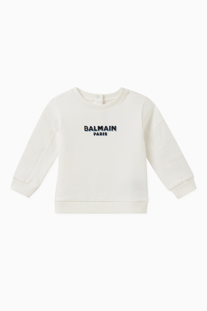 

Logo Sweatshirt in Cotton, Neutral