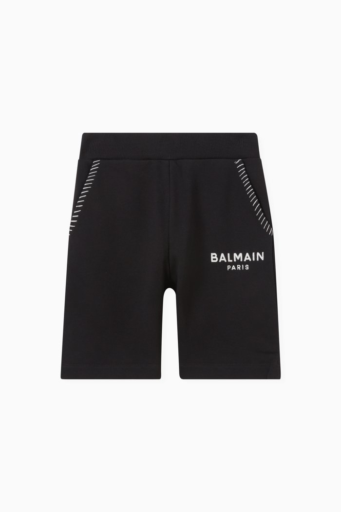 

Logo Shorts in Cotton, Black