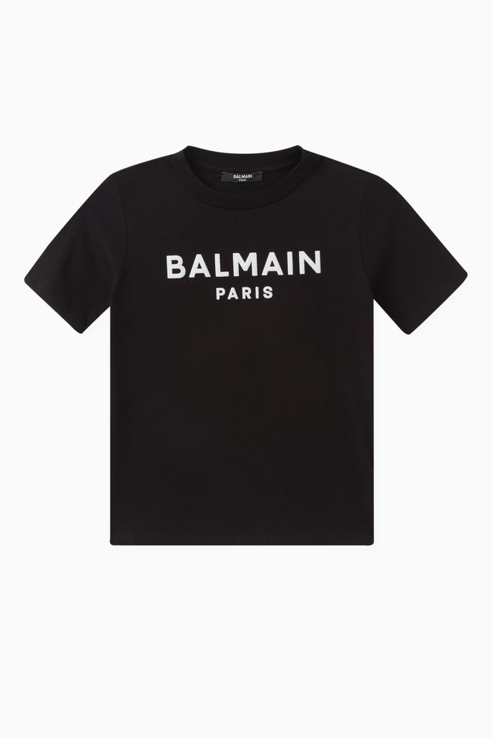 

Logo Print T-shirt in Cotton, Black
