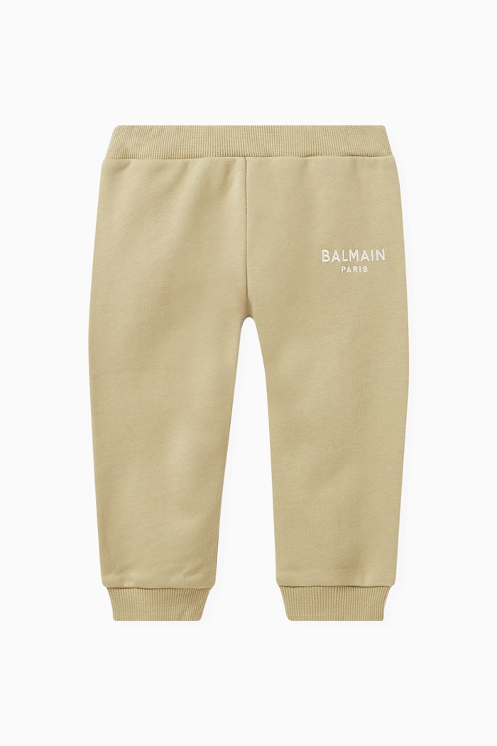 

Logo-embroidered Sweatpants in Cotton, Green