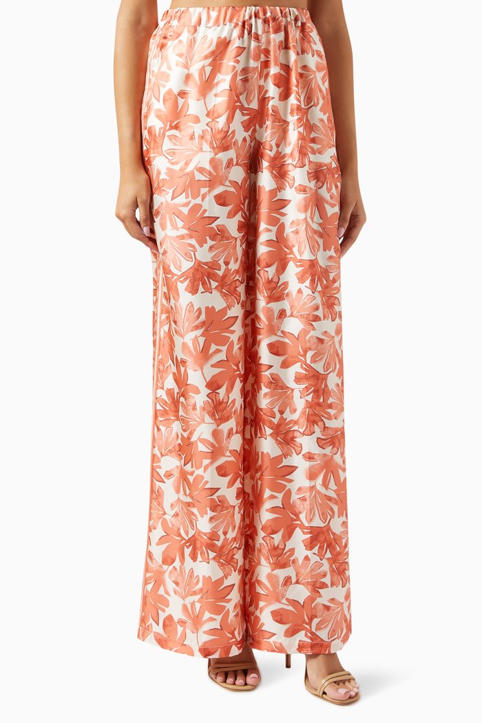 

Umile Pants in Silk, Orange