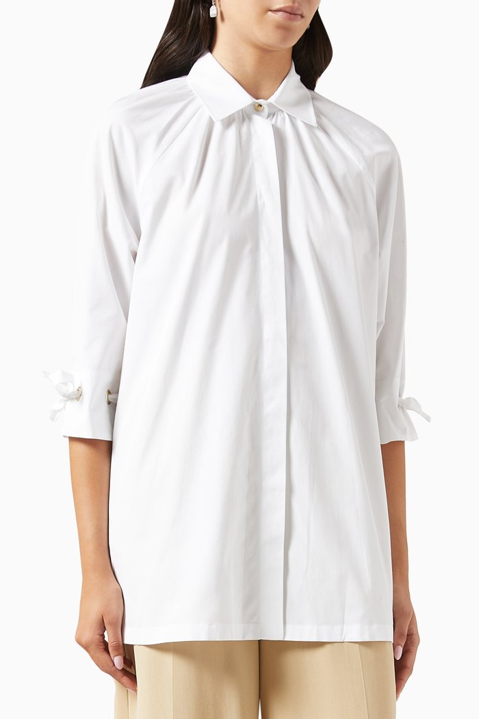 

Gigi Shirt in Cotton, White