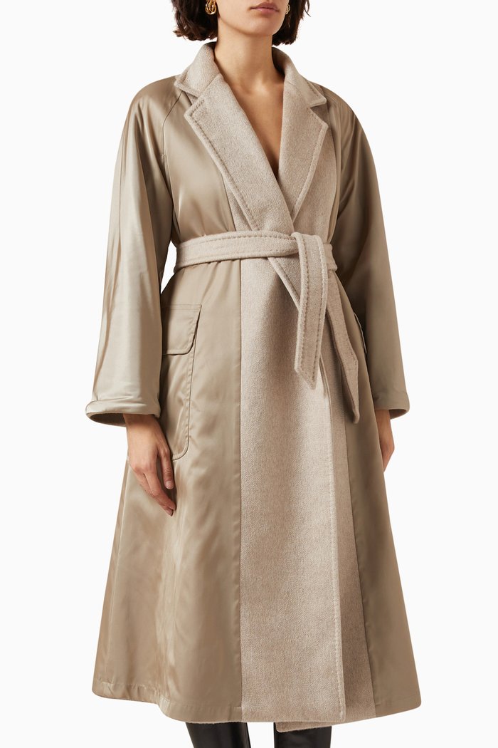 

Lab1951 Reversible Coat in Cashmere, Neutral