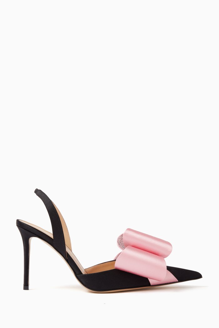 

Le Cadeau Slingback 95 Pumps in Satin, Pink