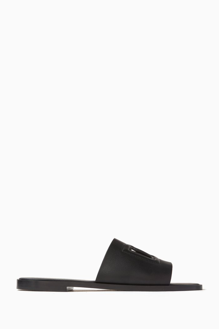 

Formale Slides in Nappa Leather, Black