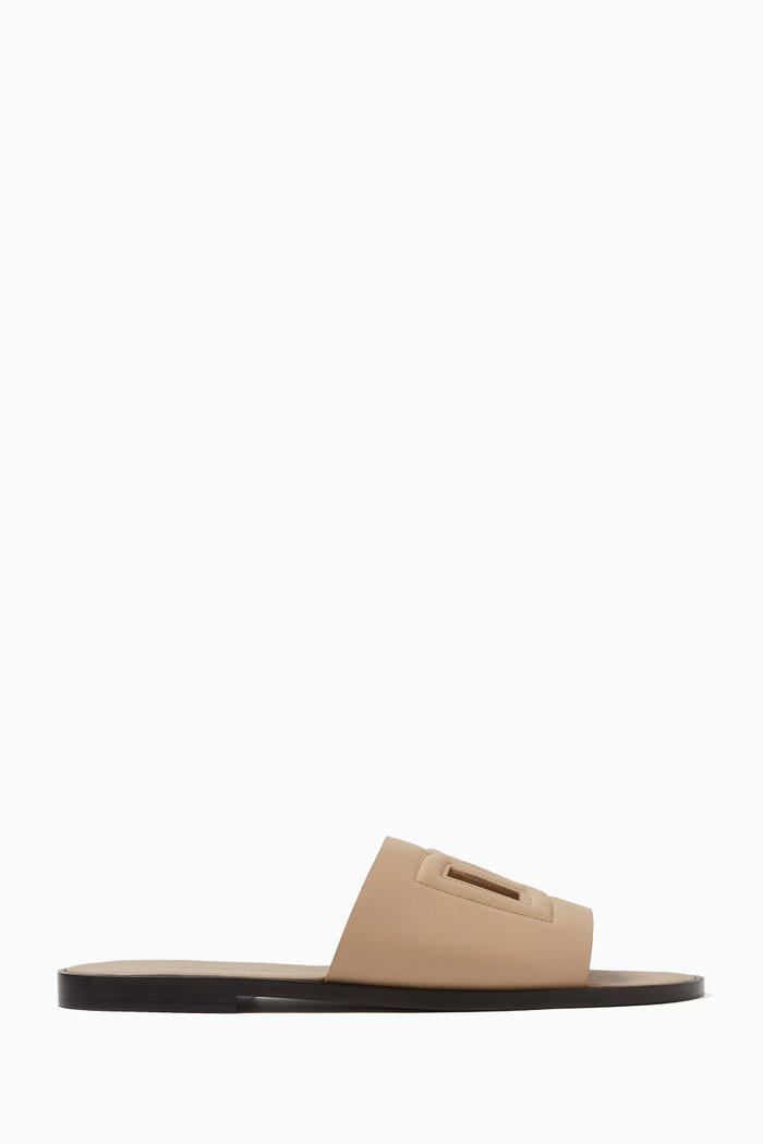 

Formale Slides in Nappa Leather, Neutral