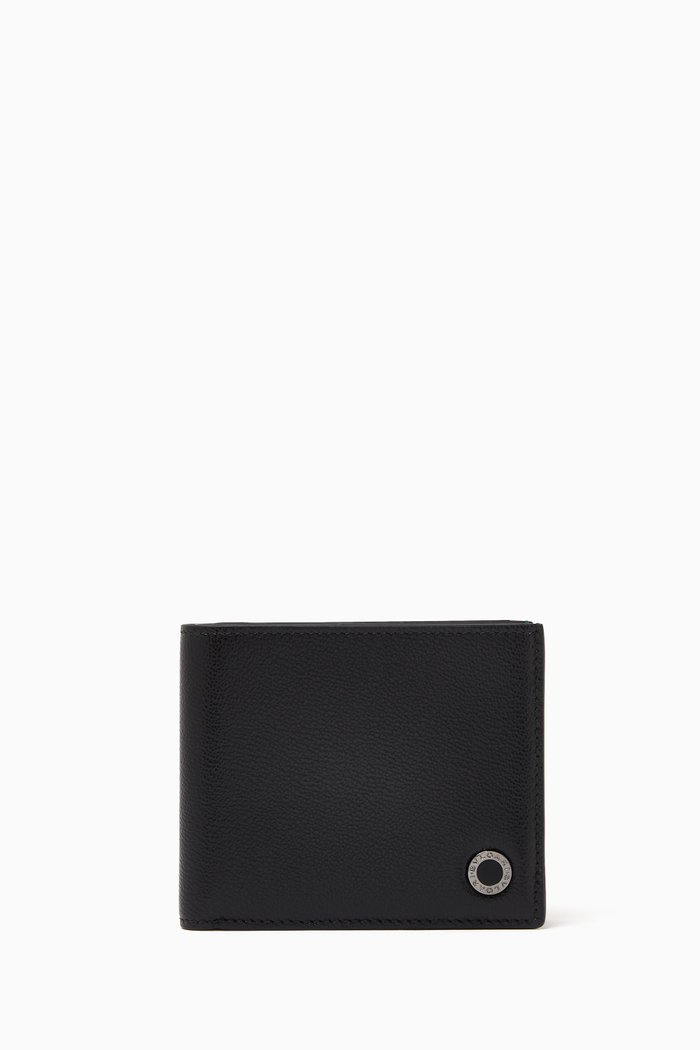 

Bvlgari Bvlgari Bifold Wallet in Calf Leather, Black
