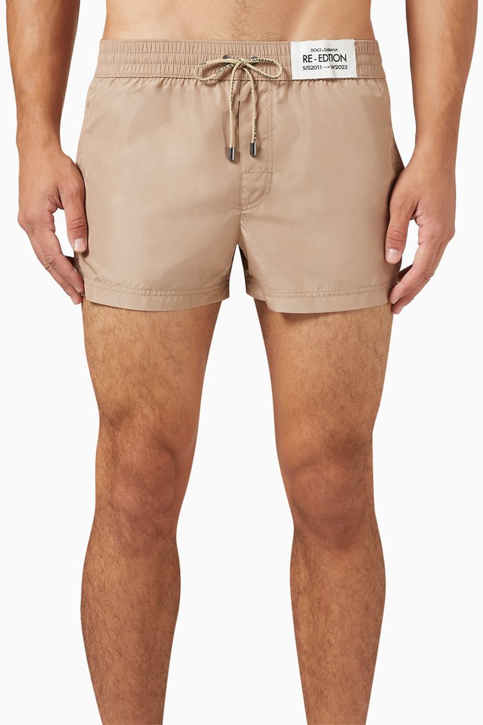 

Re-Edition Swim Trunks in Nylon, Brown