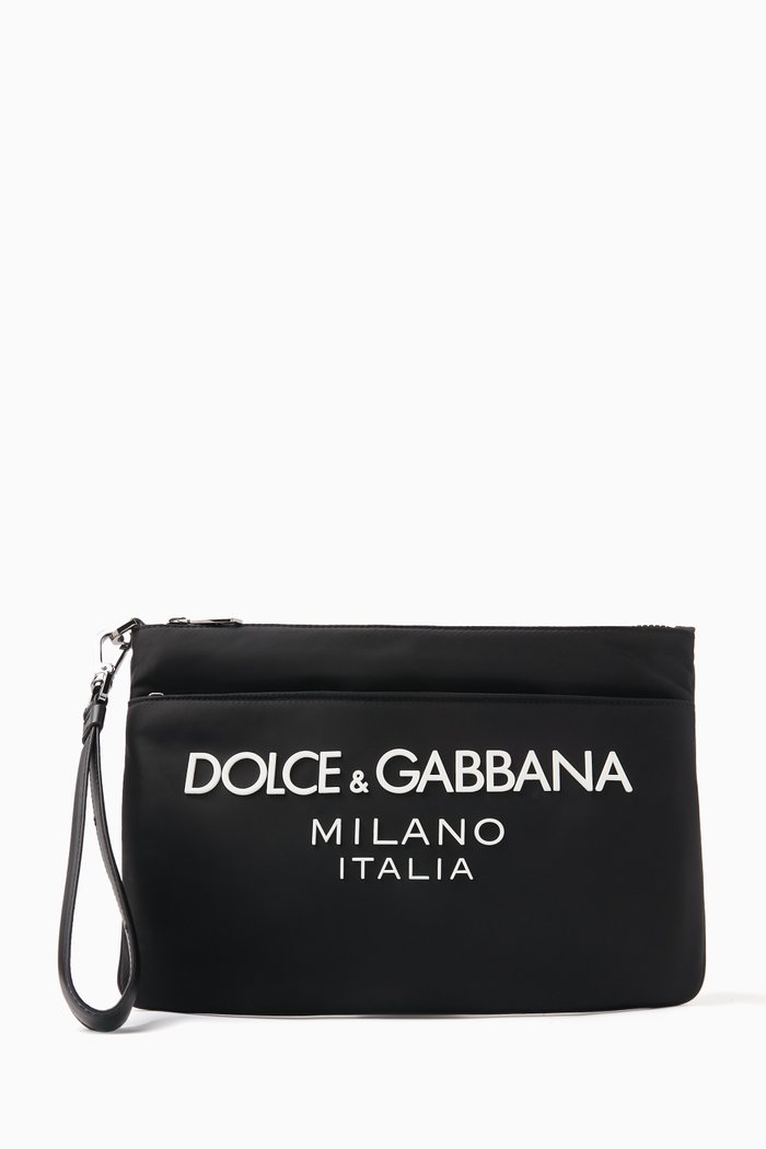 

Logo Pouch in Nylon, Black