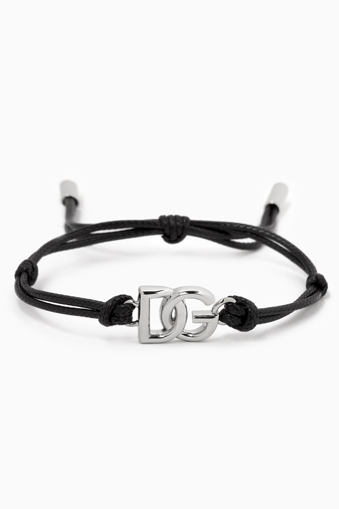 

DG Logo Bracelet in Metal, Silver