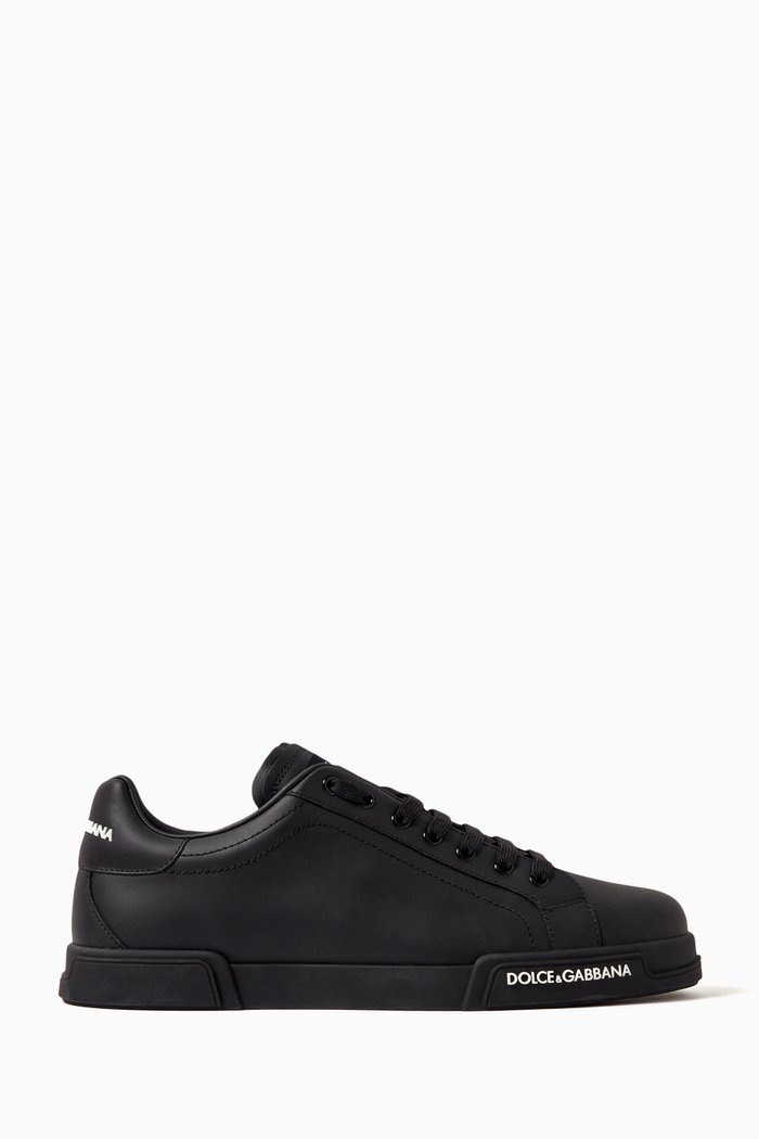 

Portofino Sneakers in Nappa Leather, Black