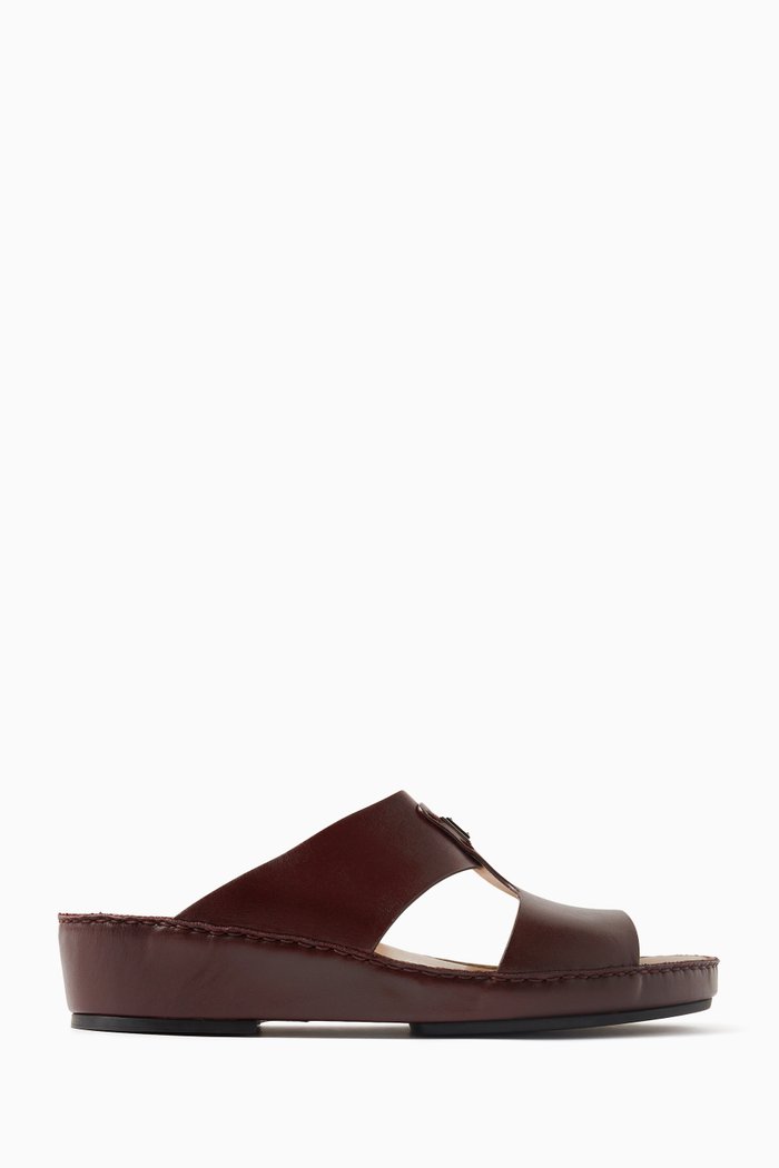 

Formal Sandals in Nappa Leather, Brown