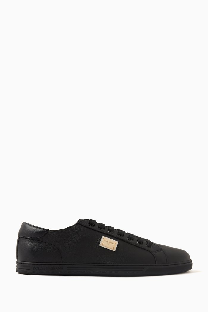 

St Tropez Sneakers in Calfskin, Black