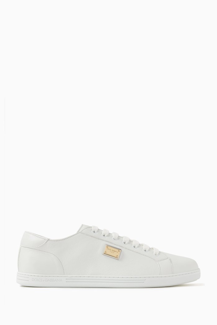 

St Tropez Sneakers in Calfskin, White