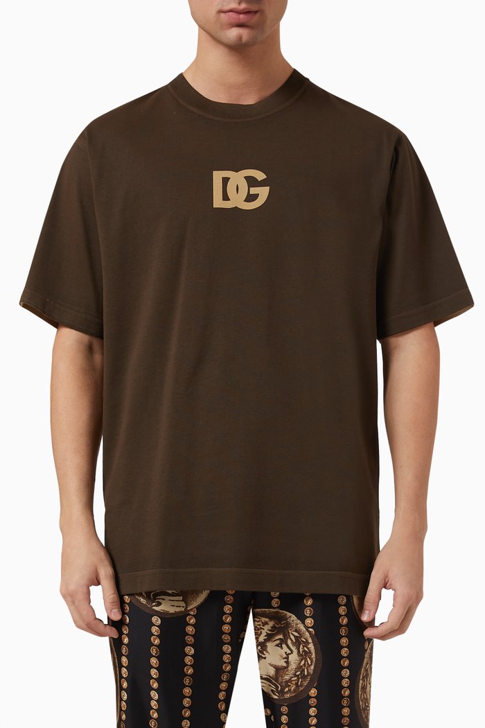 

Logo T-shirt in Cotton Jersey, Black