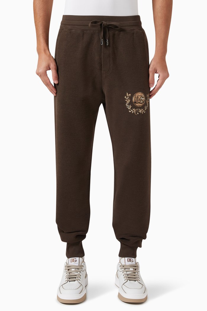 

DG Coin-print Sweatpants in Jersey, Black