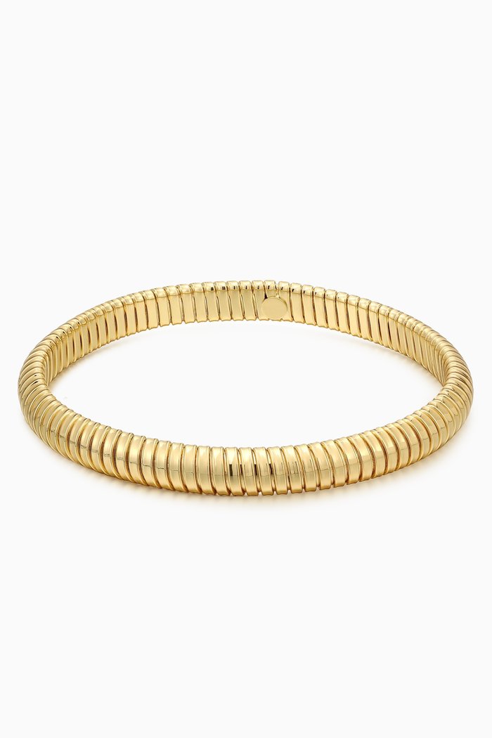 

Mini Flex Snake Bracelet in Gold-plated Brass