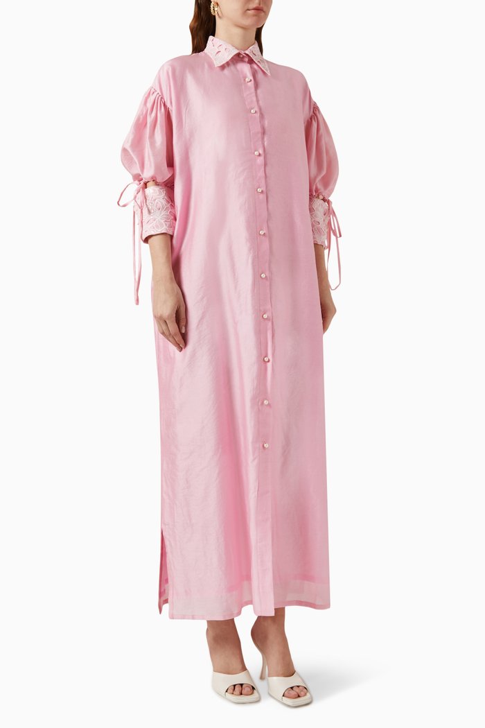 

Eva Shirt Dress, Pink