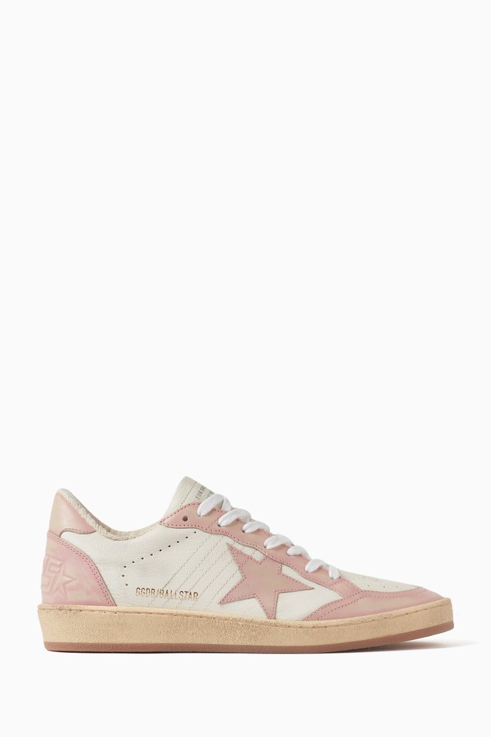 

Ball Star Sneakers in Nappa Leather, Pink